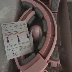 Pink Fitness Circle Weighted Hula Hoop